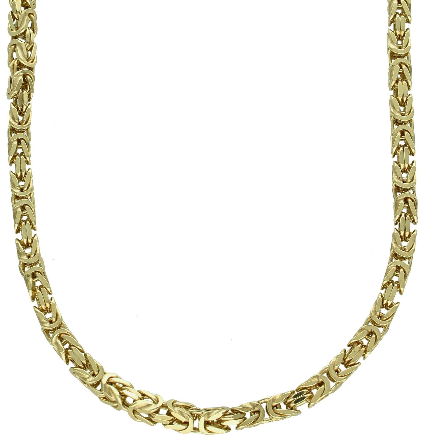 Łańcuszek męski srebrny splot typ królewski 3,8 mm pokryty złotem DIA-LAN-11894-925 3,8mm (2).jpg